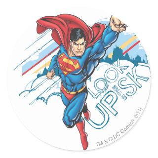 Look up in the Sky Classic Round Sticker