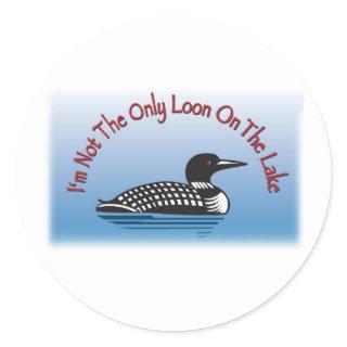 Loon Line of Fun Products Classic Round Sticker