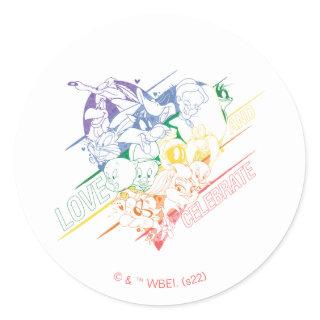 LOONEY TUNES™ - Love and Celebrate Classic Round Sticker