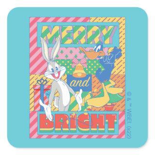 LOONEY TUNES™ | Merry and Bright Christmas Square Sticker