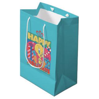 LOONEY TUNES™ | TWEETY™ Happy Holidays Medium Gift Bag