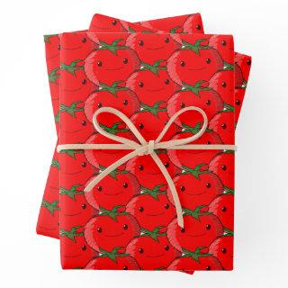Lots of Tomato Cute Pattern Drawing  Sheets