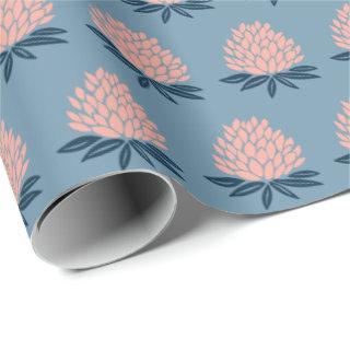 Lotus FLowers Blue Pink Holiday Gift