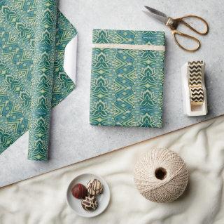 Lotus Ikat Pattern - The White Lotus