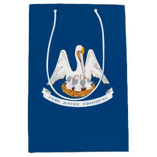 Louisiana State Flag Design Medium Gift Bag