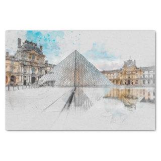 Louvre Paris, France Tissue Paper