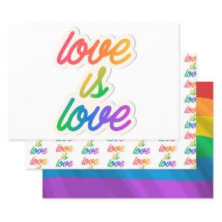 Love is love LGBT  Sheets