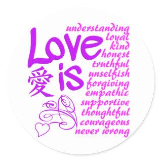Love Is ... stickers