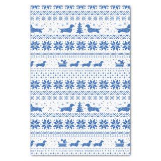 Love Joy Peace Wiener Dogs | Dachshunds Christmas Tissue Paper