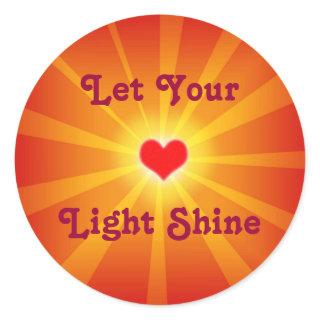 Love Light Shine Sticker