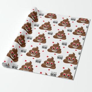 Love poop emoji Valentine's day