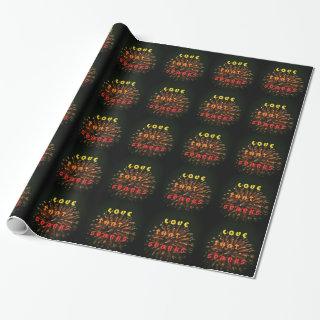 Love That Sparks Abstract Art Design Print