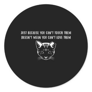Love Them Trap Neuter Return Tnr Advocate Feral Ca Classic Round Sticker