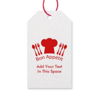 Love to Cook Chef Hat Bon Appetit Gift Tags
