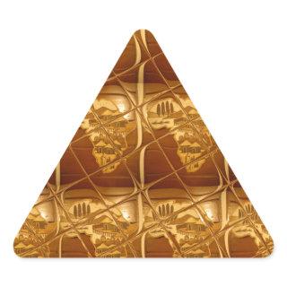 Lovely Africa Map Vector Pattern Art Design Print Triangle Sticker