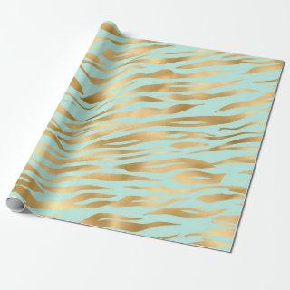 Lovely and golden stripes on a blue backdrop