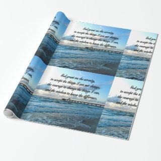 LOVELY SERENITY PRAYER OCEAN AND WAVES PHOTO