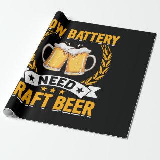 low battery need craft beer