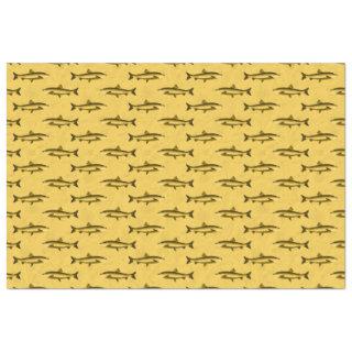 Lt Blue and Gold Nautical Series Design 16 Tissue Paper