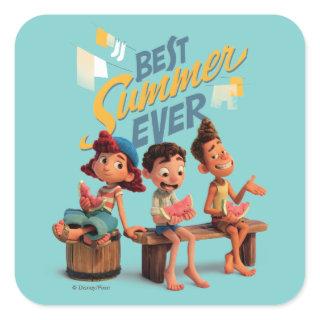 Luca | Best Summer Ever Square Sticker