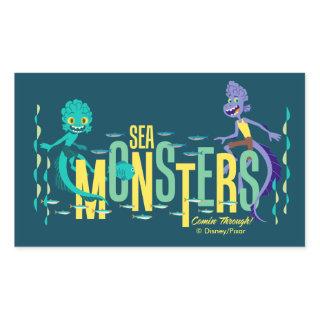 Luca | Sea Monsters Comin' Through! Rectangular Sticker