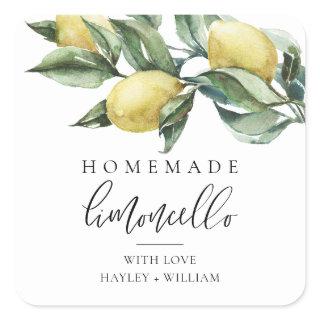 Lucas Limoncello Square Sticker