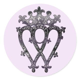 Luckenbooth, Scotland Scottish Heritage Love Token Classic Round Sticker