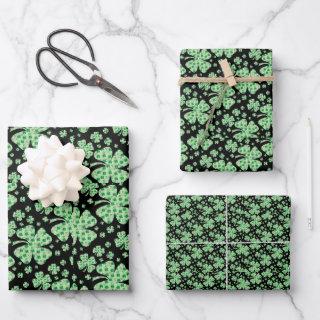 Lucky Four Leaf Clover St. Patrick Irish  Sheets