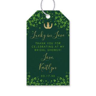 Lucky In Love St. Patrick's Day Bridal Shower Gift Tags