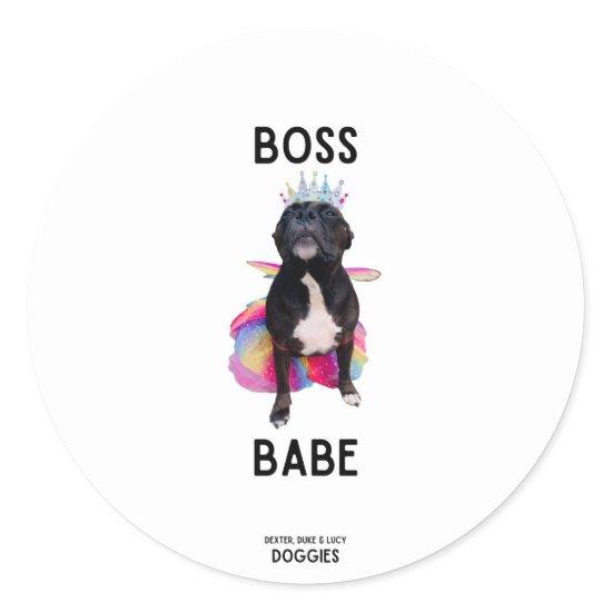 Lucy "Boss Babe" Stickers