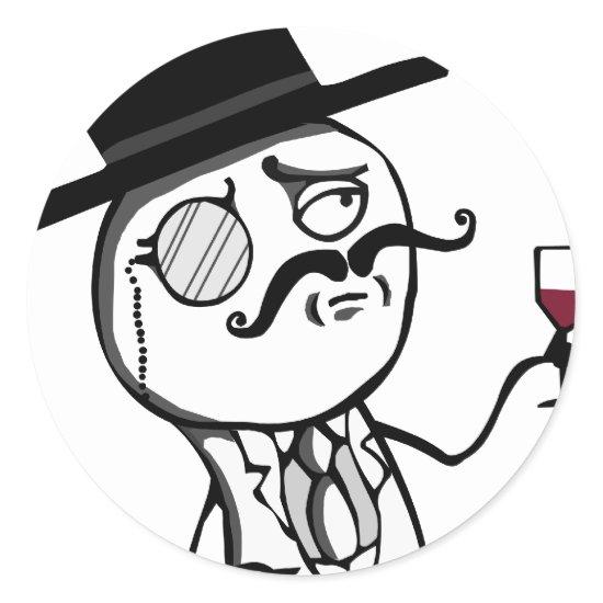 LulzSec Classic Round Sticker