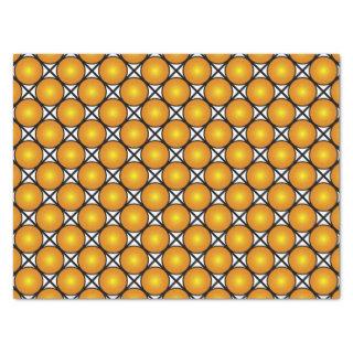 Luminous Golden Dots Black White Lattice Pattern Tissue Paper