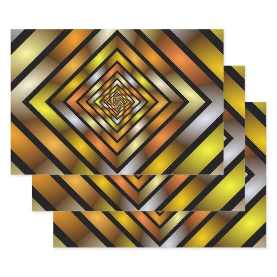 Luminous Tunnel Colorful Trippy Fractal Graphic  Sheets