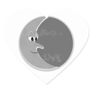Luna Heart Sticker