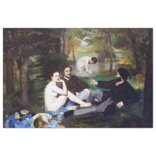 Luncheon on the Grass, Manet Tissue Paper