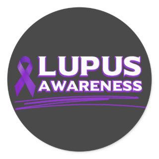 Lupus Awareness Classic Round Sticker