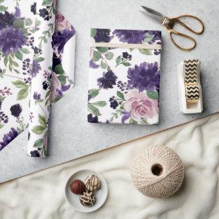Lush Blossoms | Purple and Pink Floral Pattern