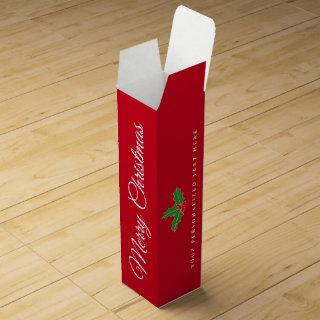 Luxury Christmas party favor gift wine boxes