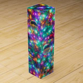 Luxury Christmas Sparkling Stars Wine Gift Box