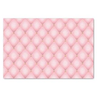 Luxury Pink Tufted Diamond Pattern Tissue Paper
