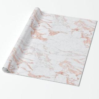 Luxury Rose Gold Foil Marble