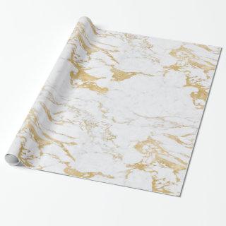 Luxury Sparkle Gold Foil Marble