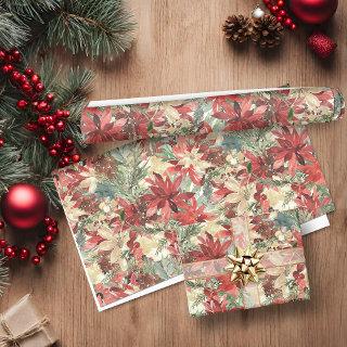 Luxury Watercolor Christmas Holiday Floral