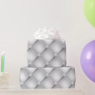 Luxury White Diamond Tufted Pattern