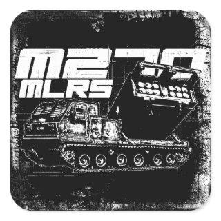 M270 MLRS Square Sticker