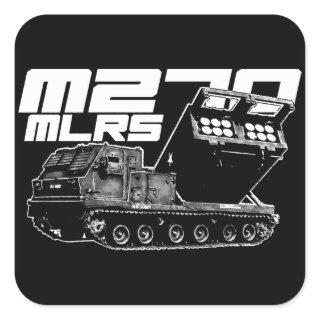 M270 MLRS Square Stickers