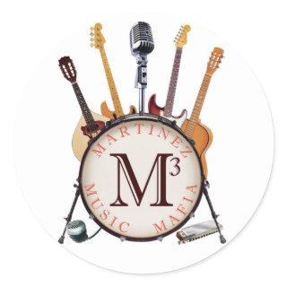 M3 STICKER! CLASSIC ROUND STICKER