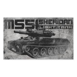 M551 Sheridan Rectangular Sticker