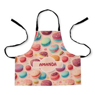 Macaron Rainbow Colorful Personalized Pattern Apron
