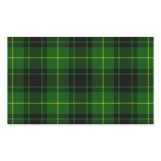 MacArthur tartan green plaid Rectangular Sticker